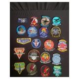 Group of vintage military patches