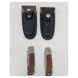 Pair of Japanese pocket knives