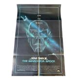 Vintage Star Trek 3 movie poster