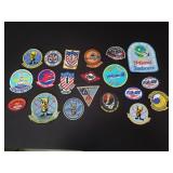 Vintage patches including VT-51, VMB-443, S-3