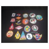 Group of vintage military patches