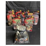 Plastic crate with Collection of Star Wars