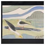 Signed oil on canvas painting by Elbert Price