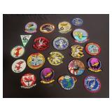 Group of vintage military patches