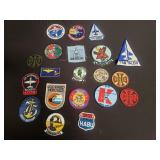 Group of vintage military patches
