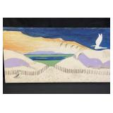 Signed oil on canvas painting bh Elbert Price