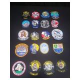 Group of vintage military patches