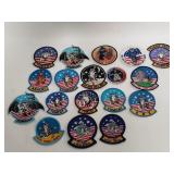 Military patches: Tomcat, Flight Test Tomcat, CDI,