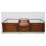 A.N. Russell & Sons Co. tiger oak display case