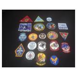 Group of vintage military patches