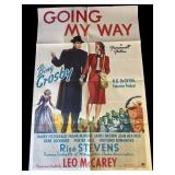 Vintage 1944 Going My Way movie poster
