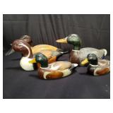 Collection of duck decoys
