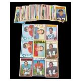 Lot of 1972 Topps football cards