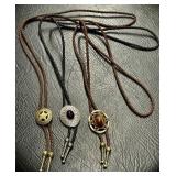 Group of southwestern bolo  ties