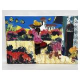 Signed Paul Blaine Henrie impasto oil on canvas