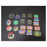 Vintage patches including cobra, 501st CAB,