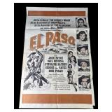 Vintage El Paso movie poster