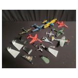 Collection of model airplanes