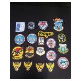 Group of vintage military patches