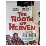 Vintage "The Roots of Heaven" movie poster