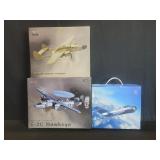 J-5 fighter, E-2C Hawkeye and P-61A black widow