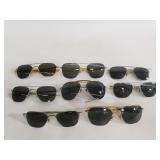 8 pairs of vintage sunglasses