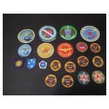 Vintage patches including U.S. Naval aviation,