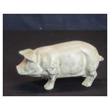 Vintage cast iron pig figure