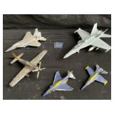 Plastic crate with collection of die cast and