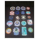 Group of vintage military patches