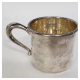 Sterling silver baby cup