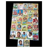Lot of 1975 Topps football cards