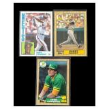 Lot of rookie baseball cards