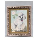 Signed Virginia Dawn oil on canvas portrait of