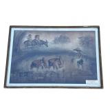 Framed Nguyen Thanh Le-style art