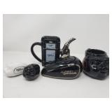 Harley Davidson mugs, salt & pepper shakers, etc