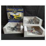 4 die-cast airplane banks
