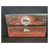 Sealed 2002 and 2003 major league baseball card