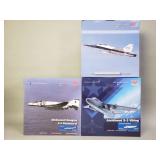3 Hobby Master die cast model airplanes