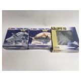 3 die-cast model airplanes Corgi and Witty Wings