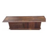 Vintage mid-century modern wood coffee table