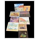 Lot of signed Robin Lee Day water & oil paintings