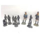 Collection of Michael Garman spelter sculptures