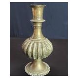 Vintage Persian engraved brass Mughal hookah base