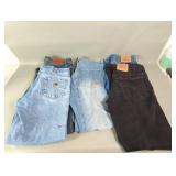 5 vintage denim jeans