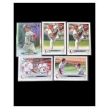 Lot of Shohei Ohtani Topps baseball cards