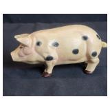 Cast iron pig figure