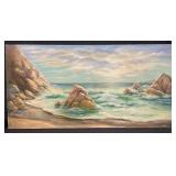 Signed oil on canvas painting