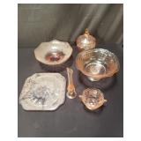 Collection of vintage depression glass bowl,