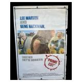 Large VTG 1972 Lee Marvin & Gene Hackman poster
